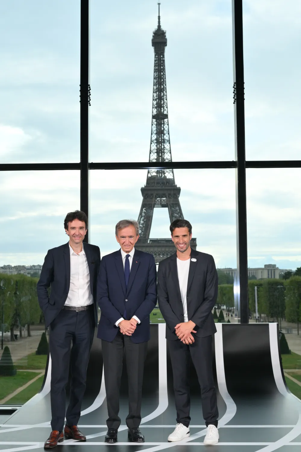 Antoine Arnault、Bernard Arnault、Tony Estanguet