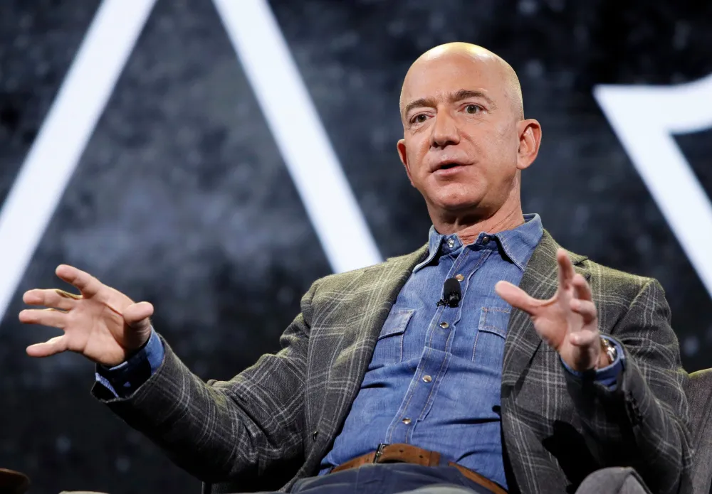 Amazon CEO Jeff Bezos speaks at the the Amazon re:MARS convention, in Las VegasAmazon Bezos, Las Vegas, USA - 06 Jun 2019