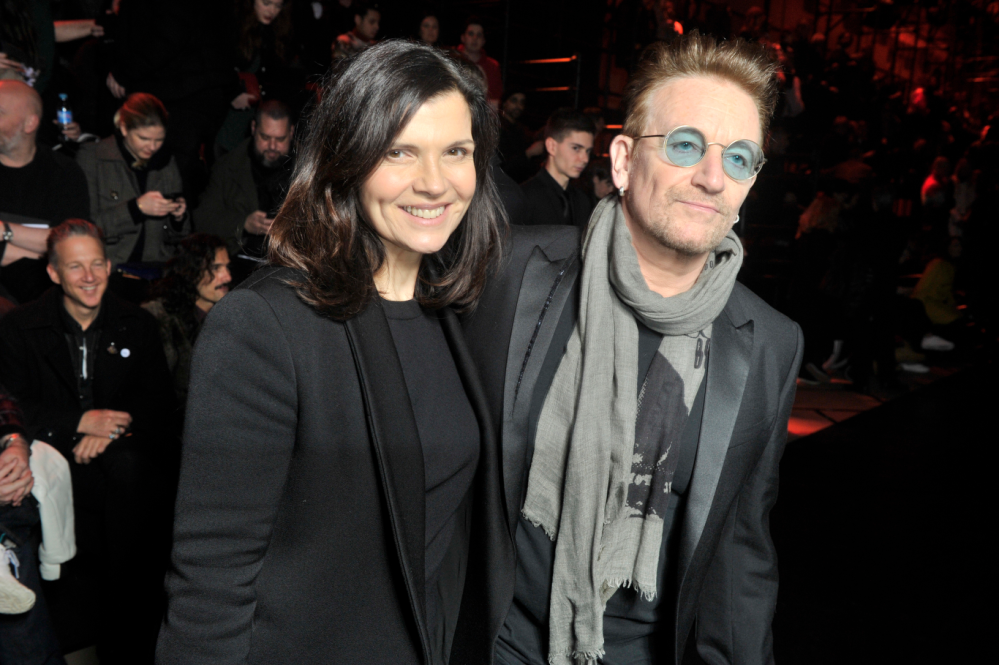 Ali Hewson and Bono